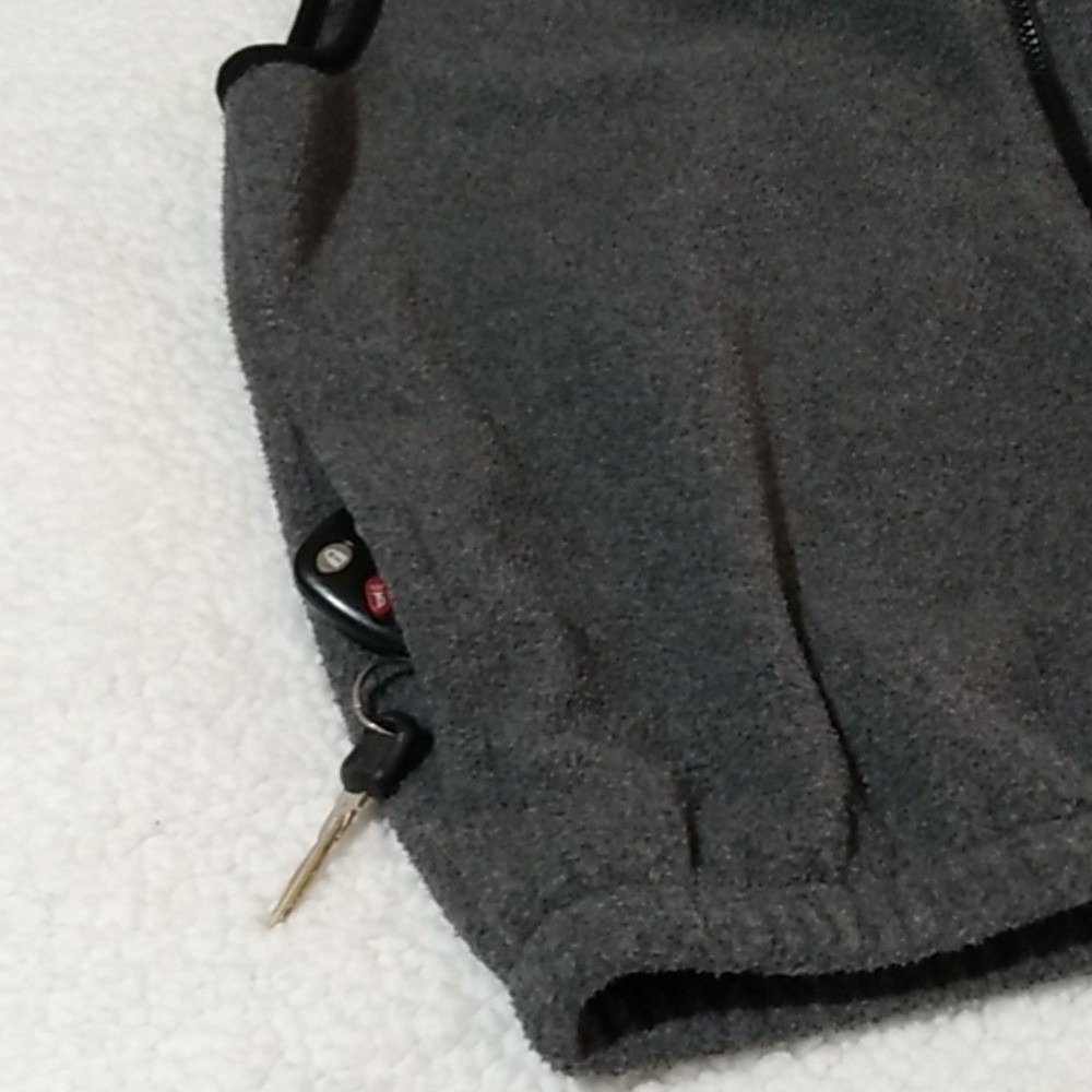 Avalanche Wear Men's Fleece Vest X-Large Gray Full Zip Performance Outdoor - Picture 9 of 15